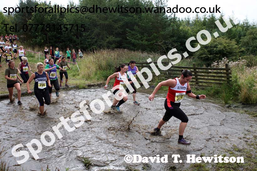 Senior womens Start Fitness North Eastern Harrier League, Tanfield, County Durham. Photo: David T. Hewitson/Sports for All Pics
